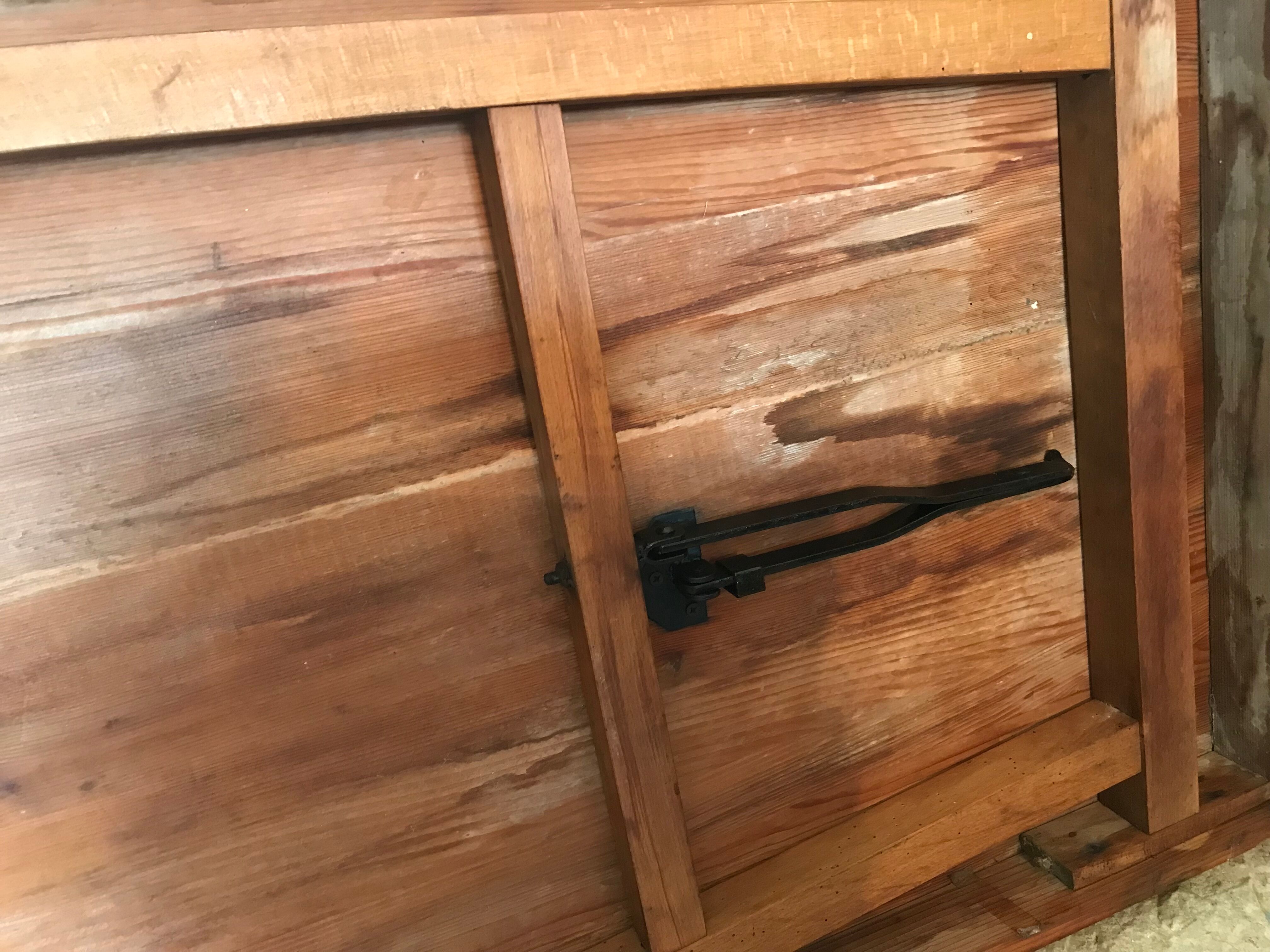 Vintage mid-century farm or estaminet dining table