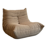 Togo Beige Lounge Chair