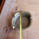Vintage ashtray in solid brass