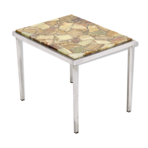 table d'appoint en onyx