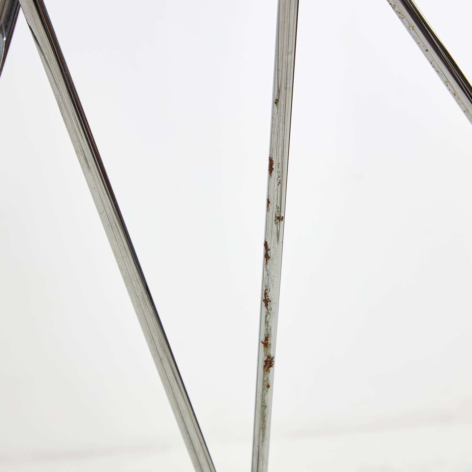 Kreuzschwinger steel bar stool by till behrens for schlubach, set of 2 (mk10476)