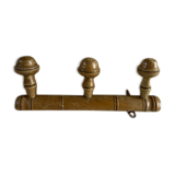 Wooden wall coat rack