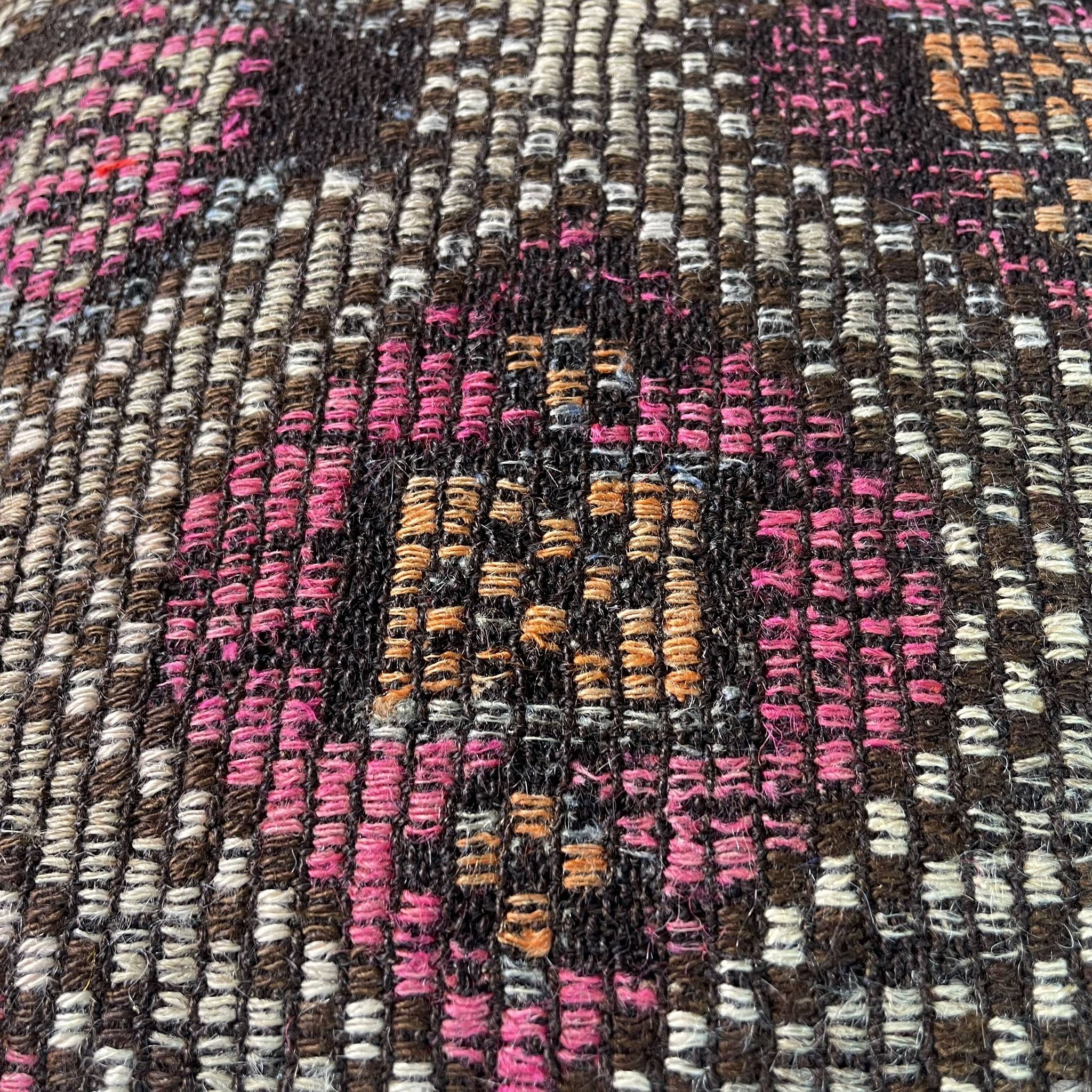 Vintage turkish kilim cushion cover , 55 x 55 cm