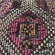Vintage turkish kilim cushion cover , 55 x 55 cm