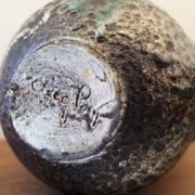 Vase à oreilles en céramique d'Accolay