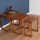 Retro teak 1960s mid century nest of tables coffee tables