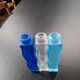 Trio de vases bleus