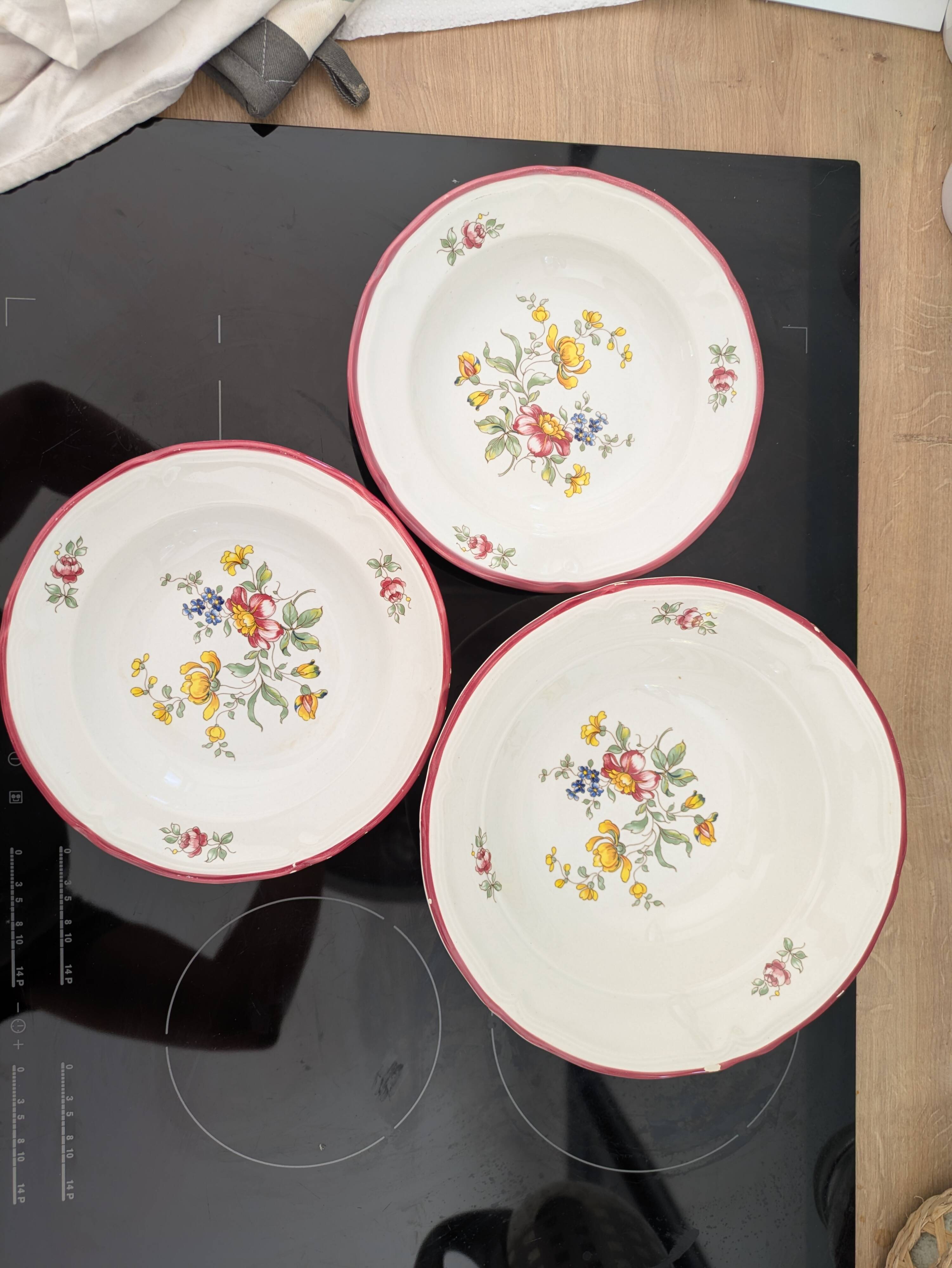 Vaisselle vintage Ceramica Quadrifoglio