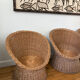 1960s wicker lounge set