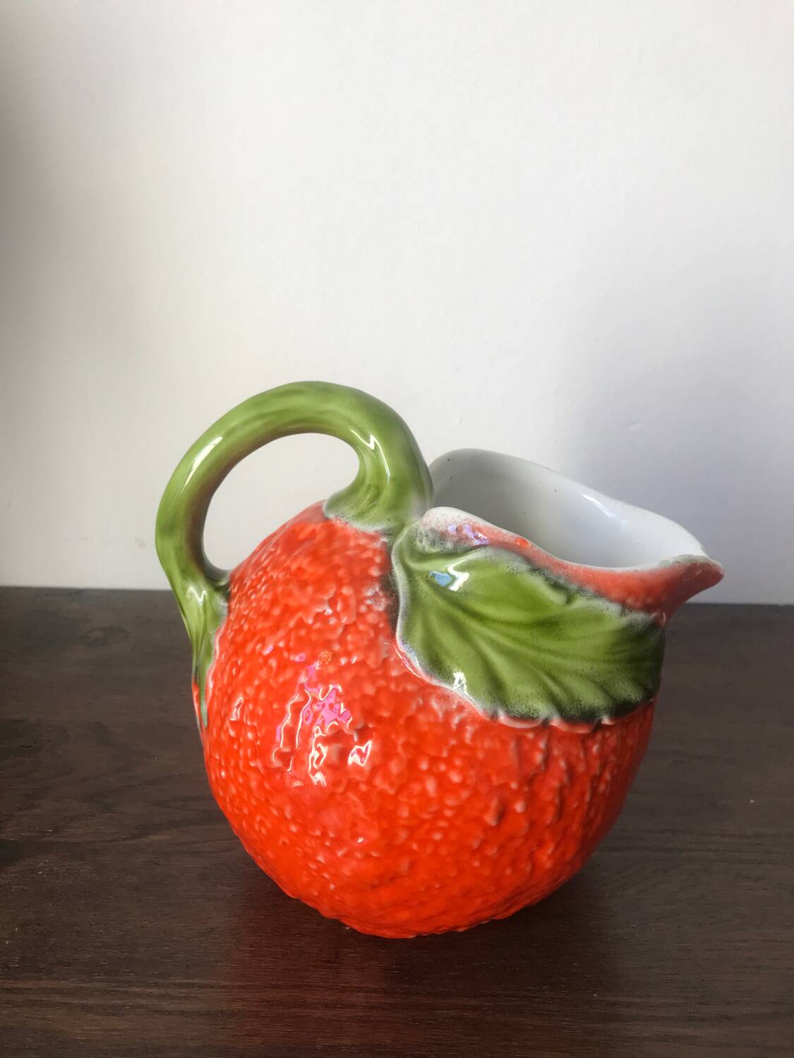 Orange slip pitcher