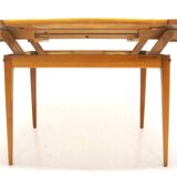 Table basse/à repas scandinave en teck, Suède, 1950