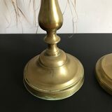 Brass candlesticks