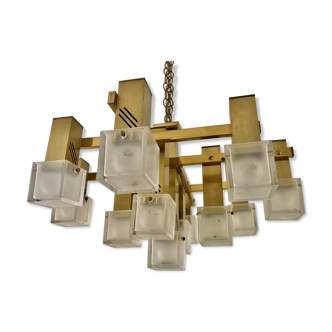 Two-tone chandelier from Sciolari