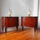 Paire de tables de chevets Italiennes 1956