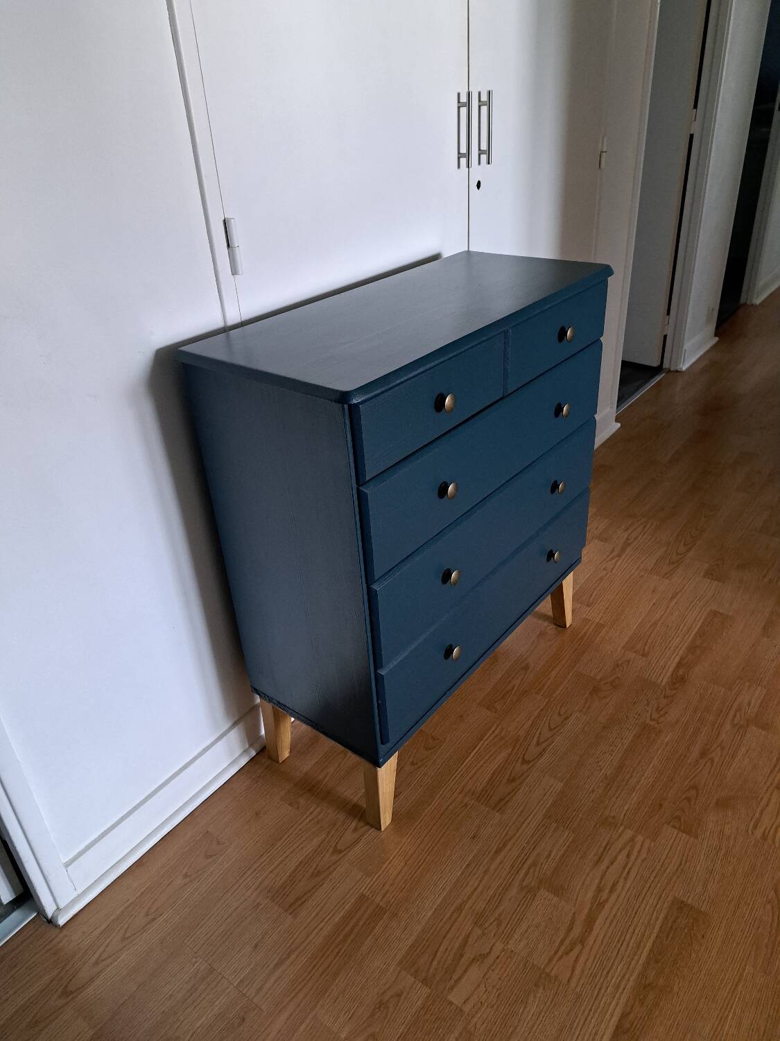 Rød Sødgren chest of drawers blue ganne 6