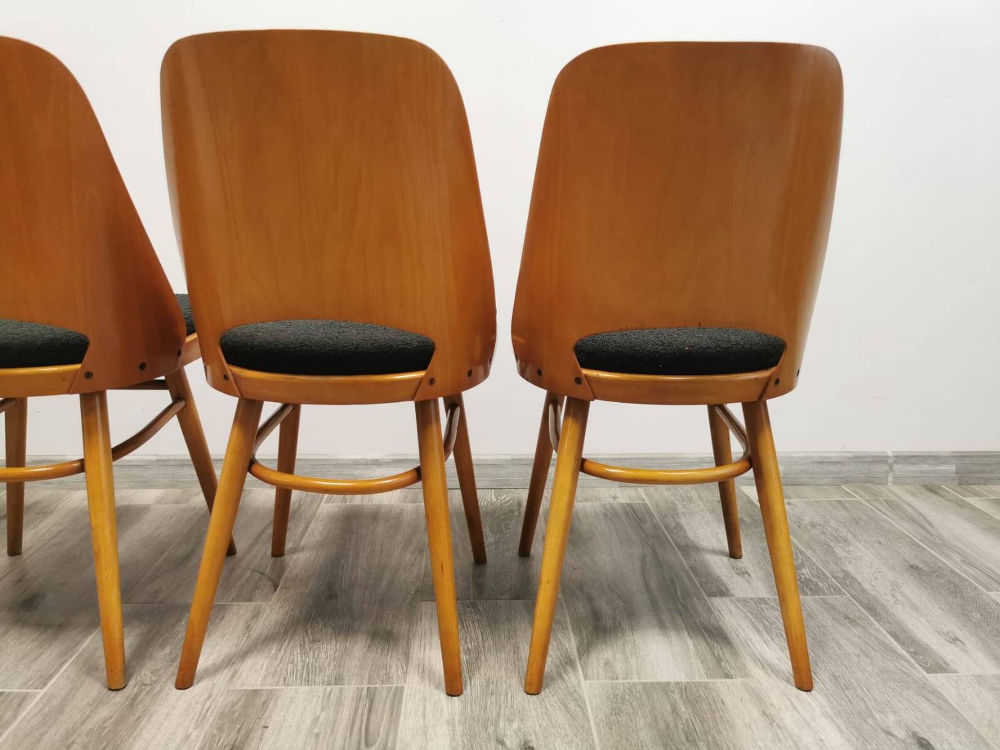 Chaises de Salle à Manger par Radomir Hoffman pour Ton, 1950s, Set de 4