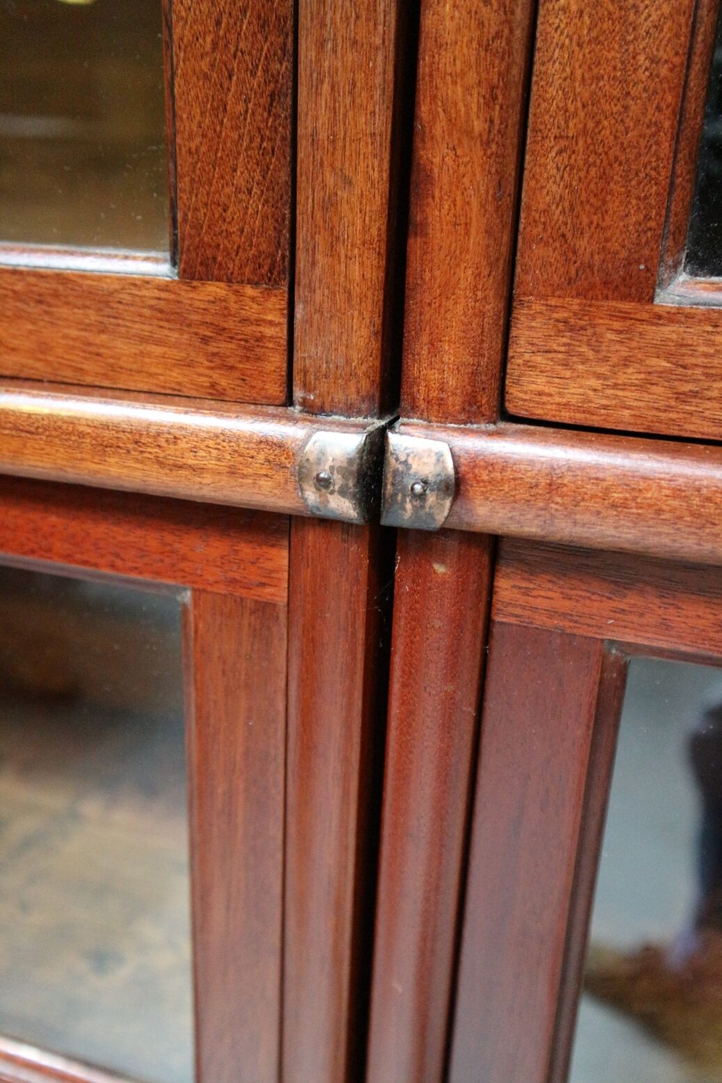 Antique mahogany bookcase