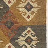 Tapis Kilim tissé à la main, décoration d'intérieur, chevet, hall, tapis traditionnel indien.