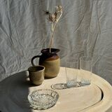 6 grands verres à orangeade en verre