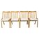 Set of four mid-century dining chairs restored by Jitona