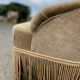 Fauteuil crapaud beige