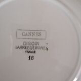 5 plates Digoin