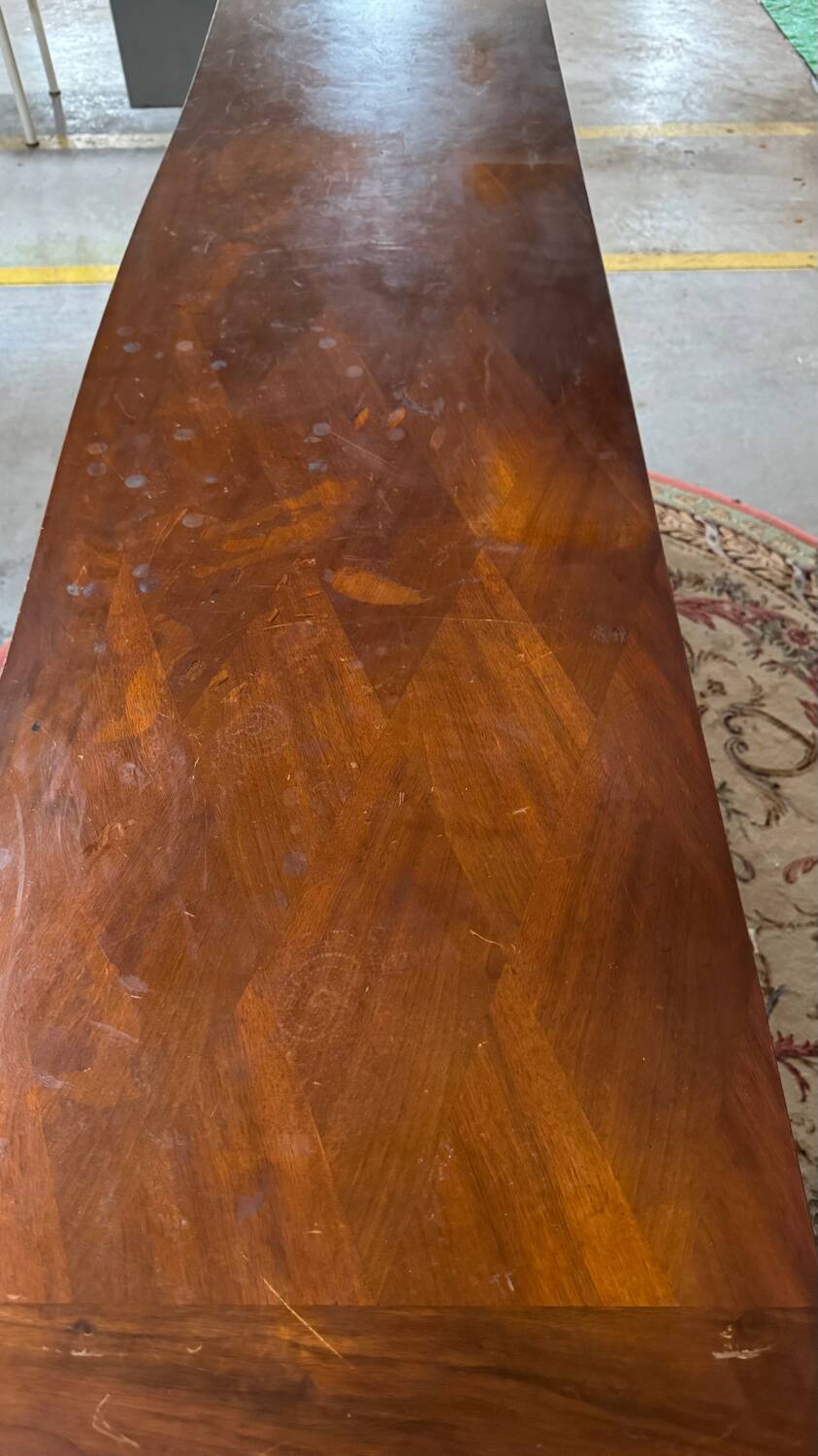 Mahogany and burl enfilade 1950/60