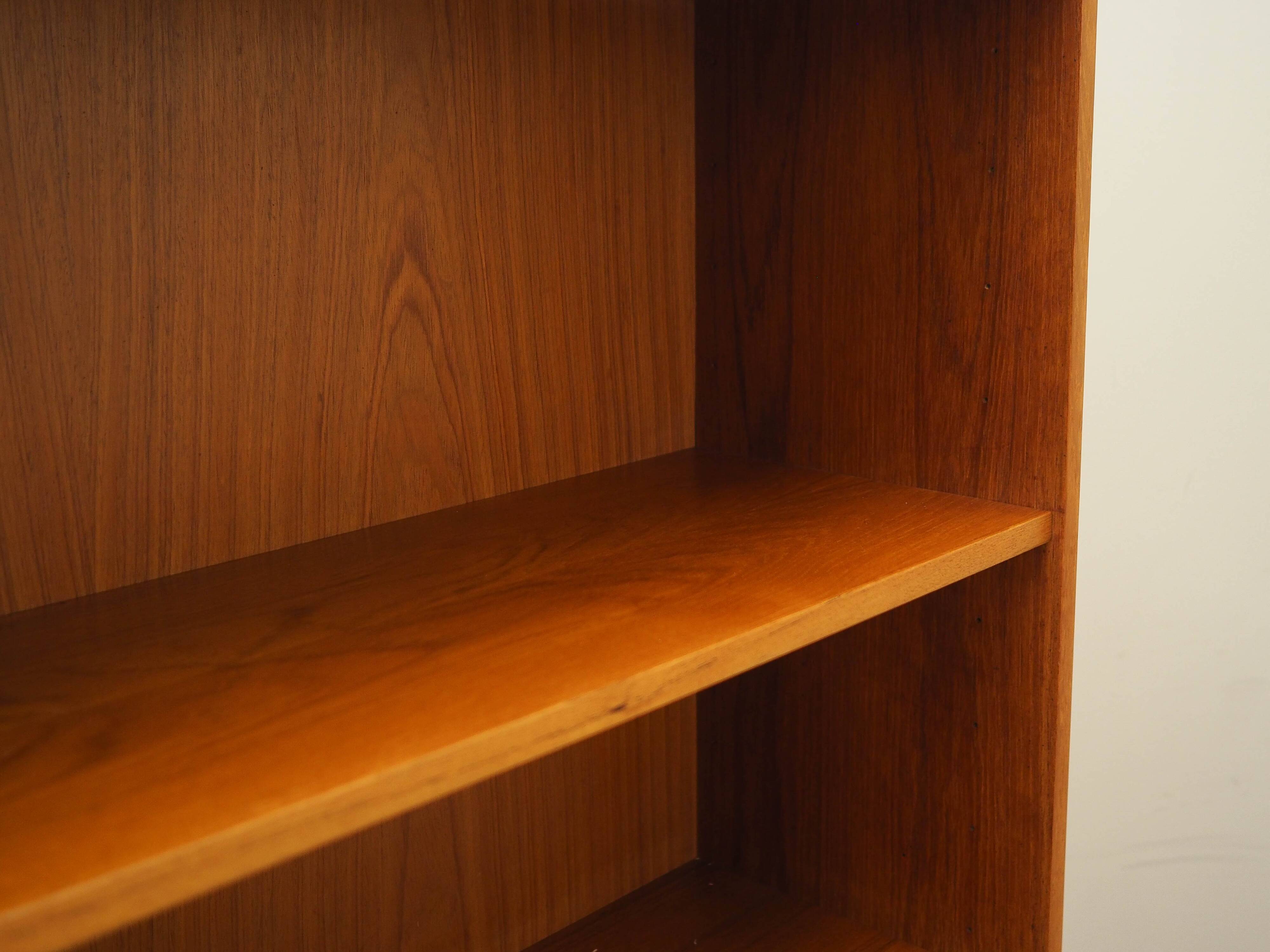Teak bookcase, Danish design, 1960s, production: Denmark