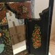 Wooden painted mirror