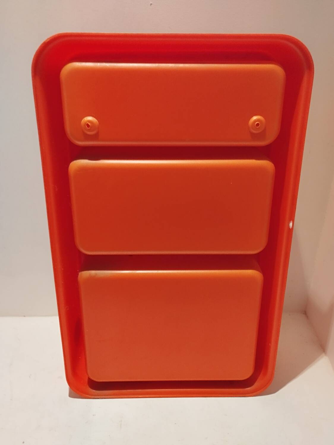 Vintage plastic shelf by Jean Claude Maugirard