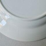6 plates in Earthenware Digoin Sarreguemines, model Brigitte