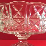 Crystal cup solid vintage centerpiece