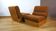 Paire de Chauffeuses Forme Libre en Bois Blond Vintage 1960 / 1970