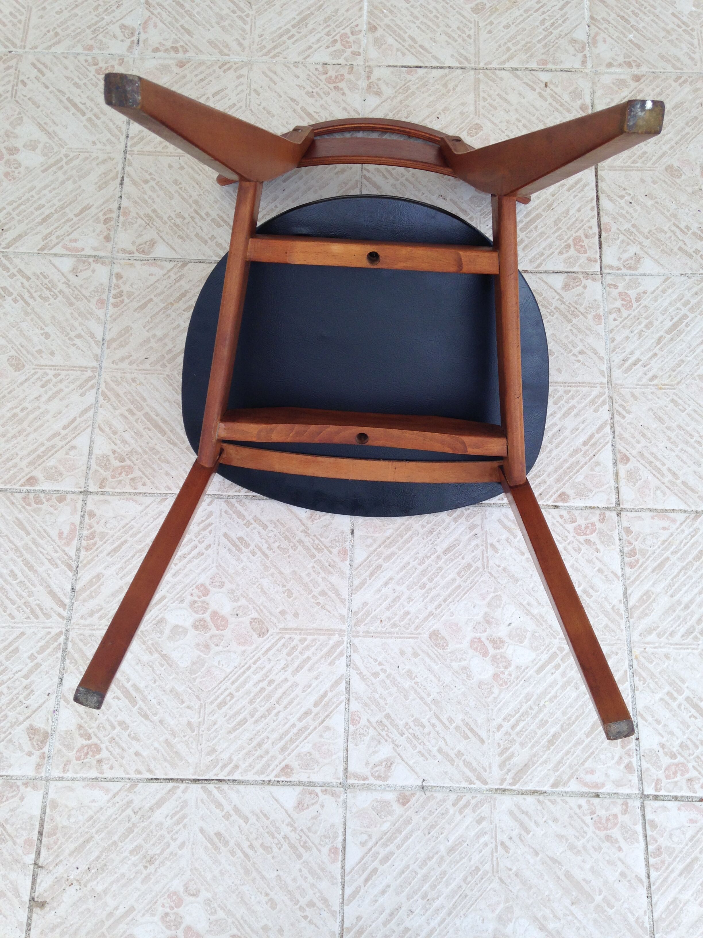 Set of 4 vintage chairs by Roger Landault for the Sentou House