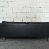 Jorgensen vintage 60s Scandinavian leather sofa