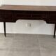 Bureau style Empire en acajou et cuir doré