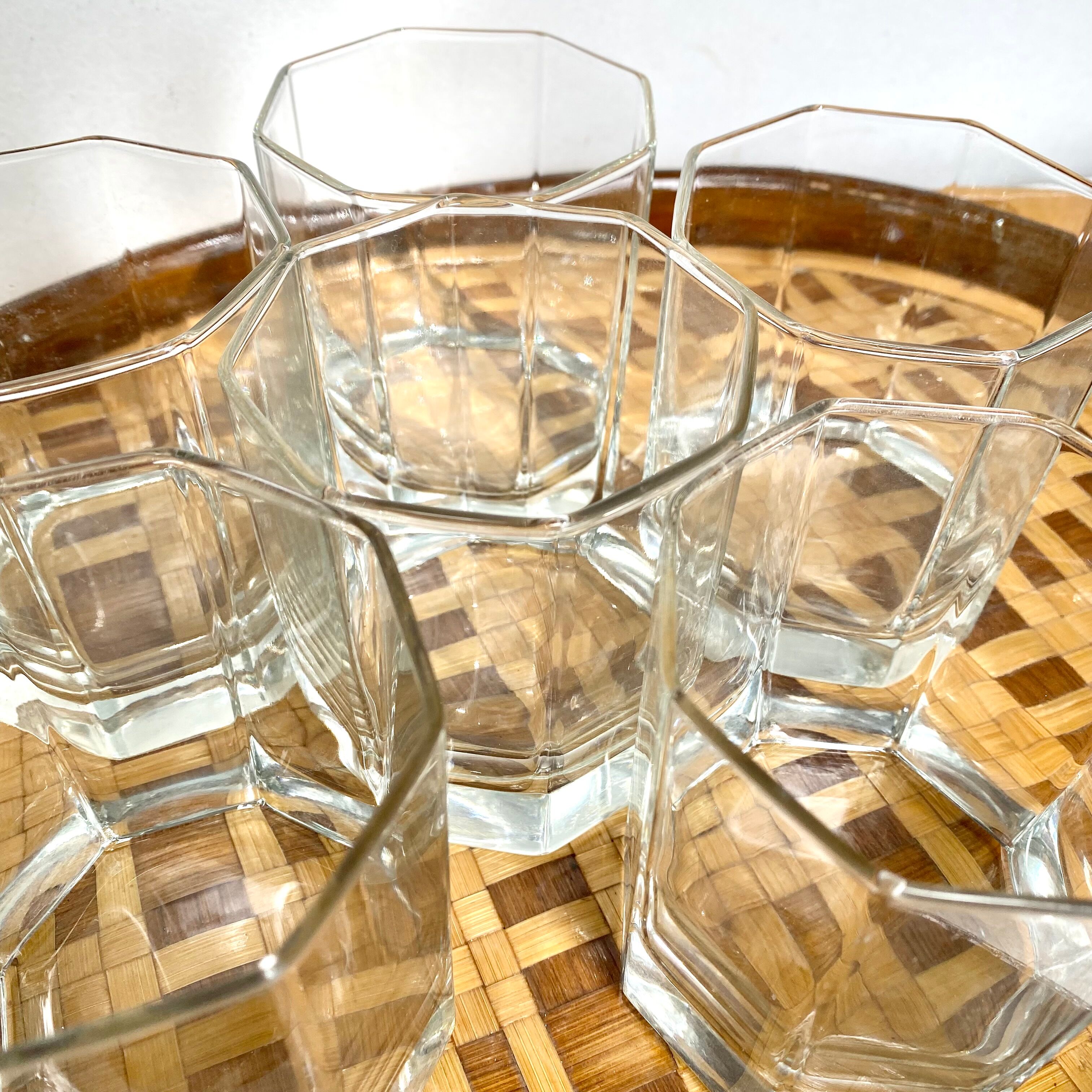 Wisky glasses and ice bucket