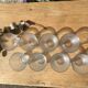 8 water glasses