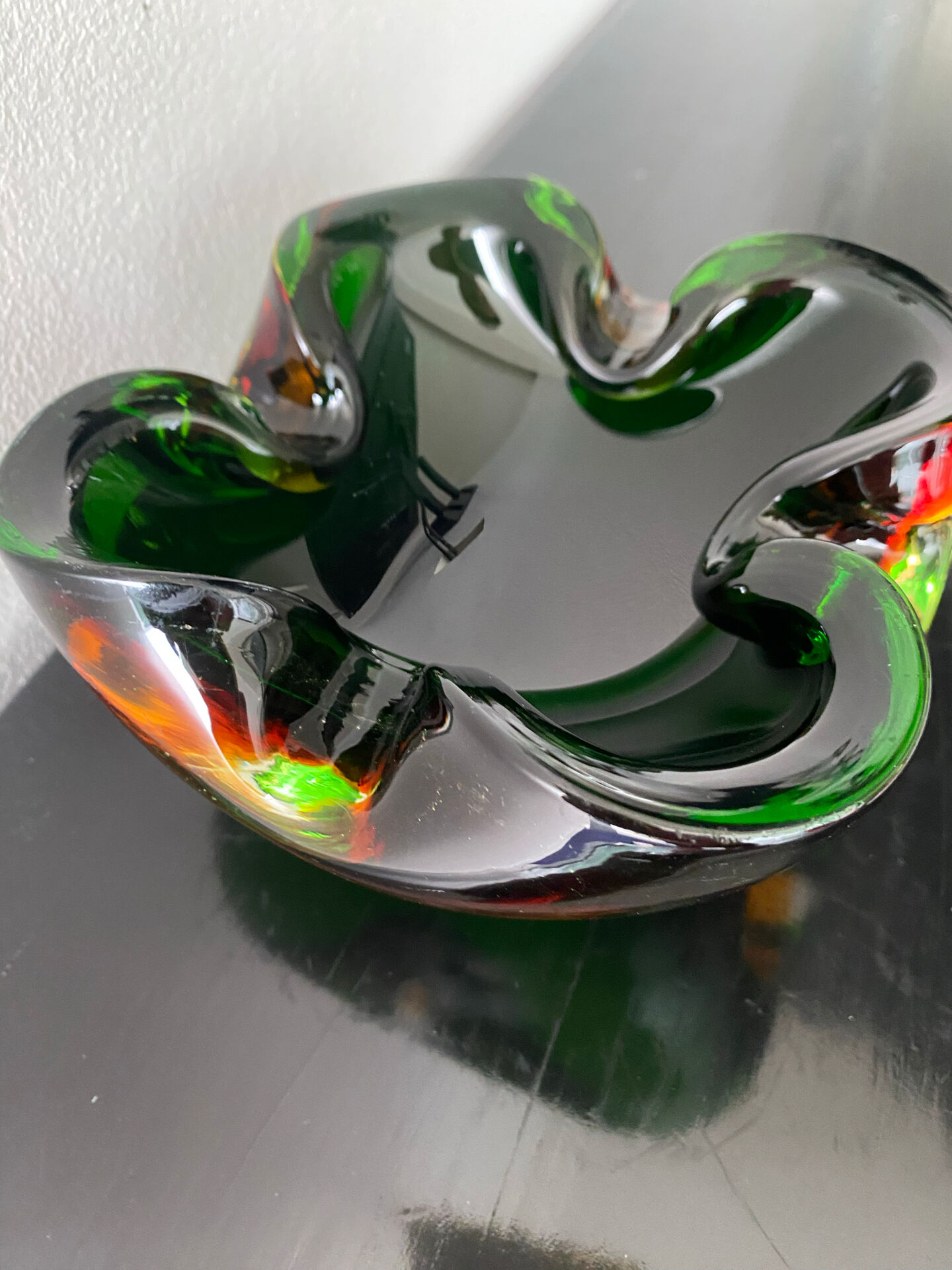 Murano Sommerso Ashtray by Flávio Poli
