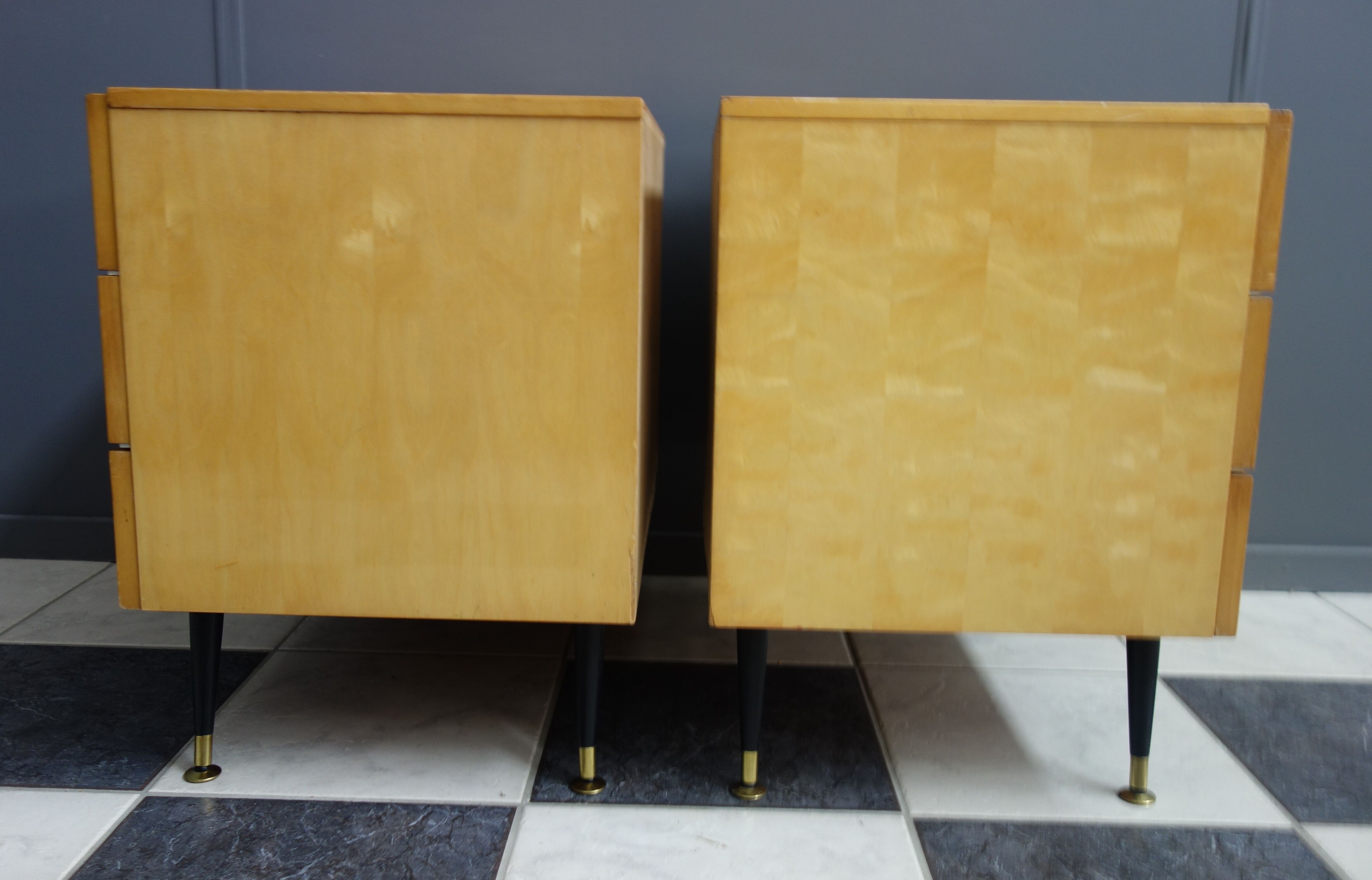 Set 1960 bedside nighttables