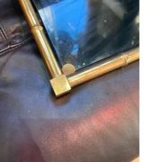 1970s top, in bronze and smoked glass