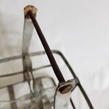 Porte bouteille en zinc ancien