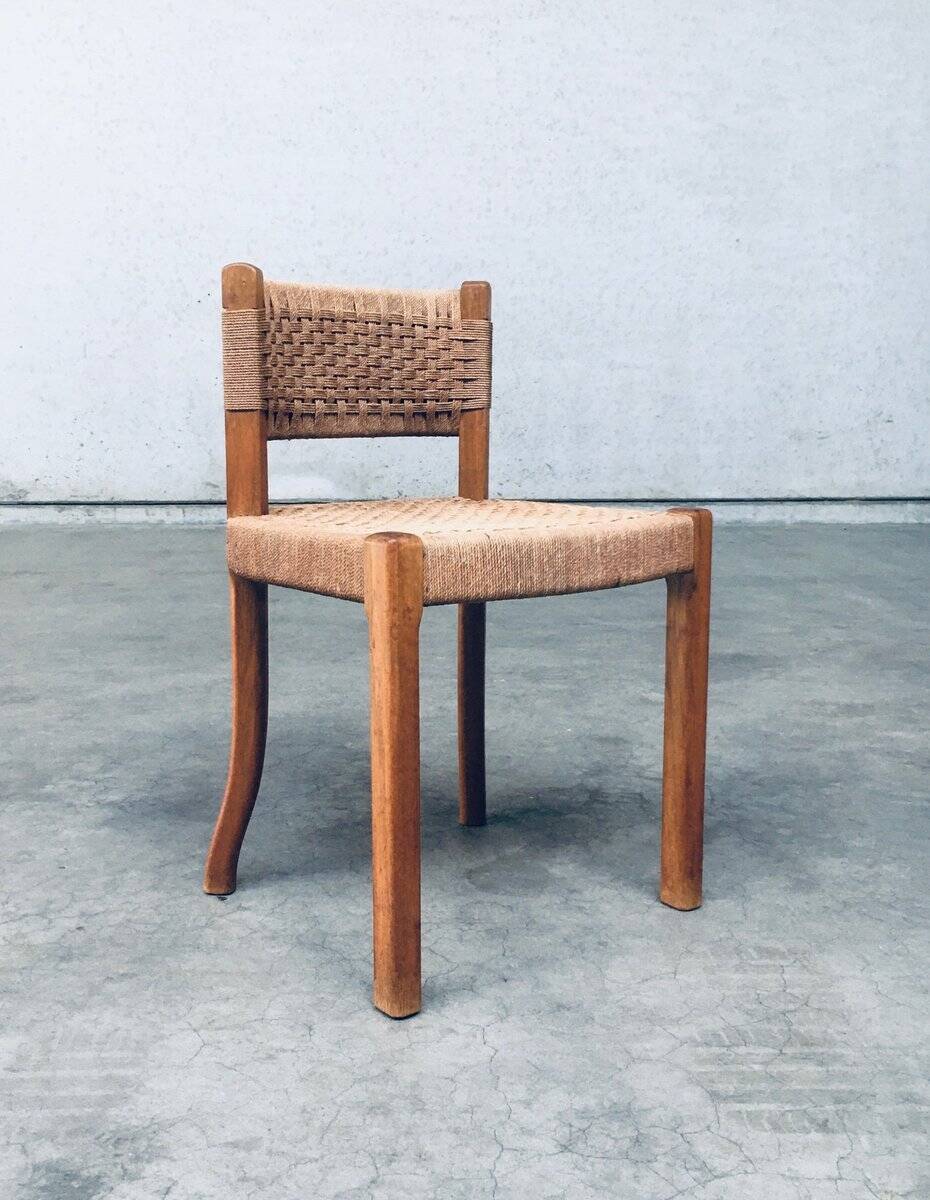 Mid-Century Rope Side Chair, Sweden, 1960s