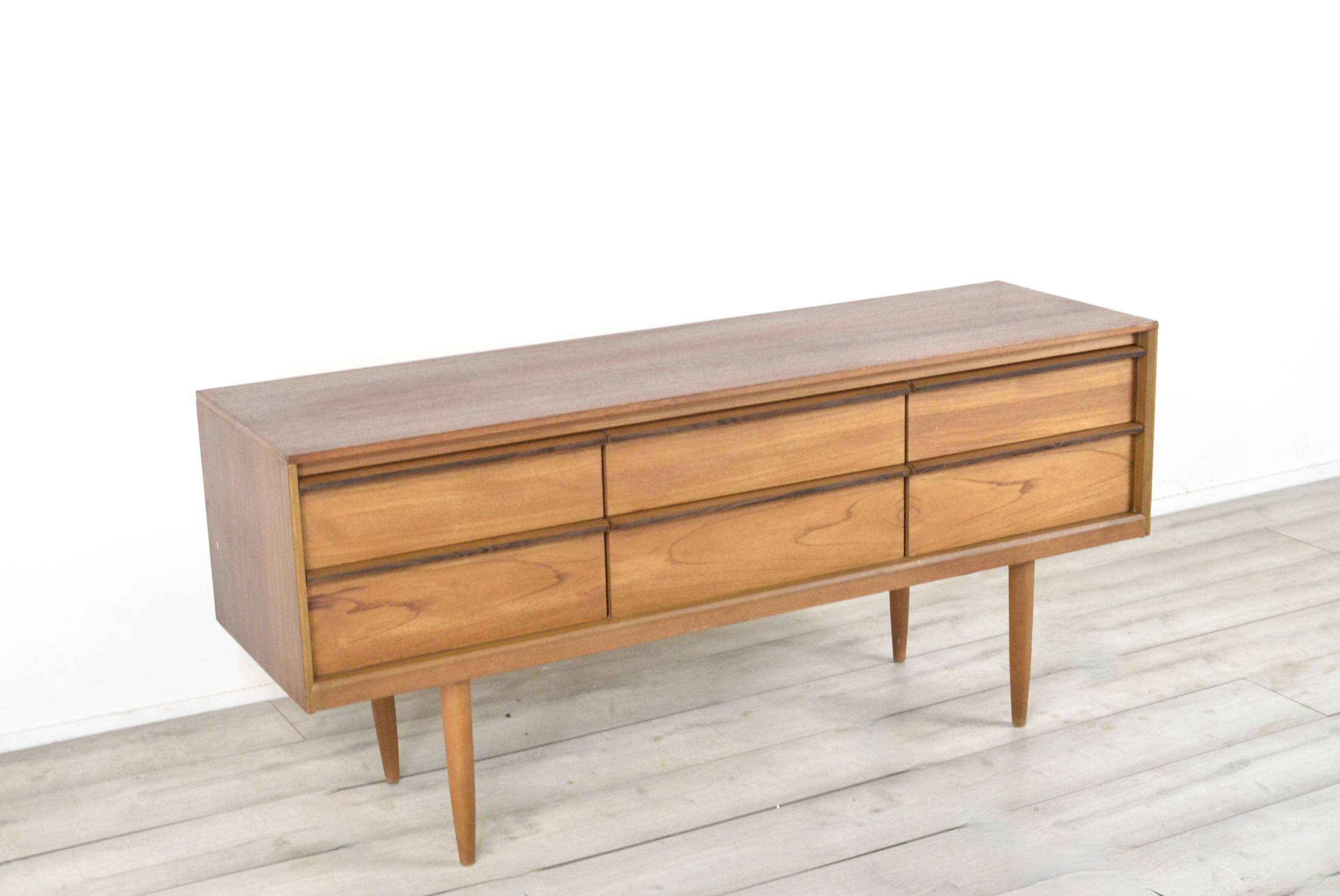 Vintage Austinsuite Teak Dressing Table Drawers Sideboard Delivery Midcentu