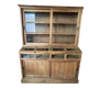 Large antique display cabinet made of solid wood – Late 19th century