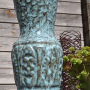 Large Vallauris vase "sea foam" H 41.5 cm