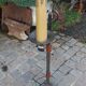 Wrought iron floor lamp by Jean Pierre Ryckaert