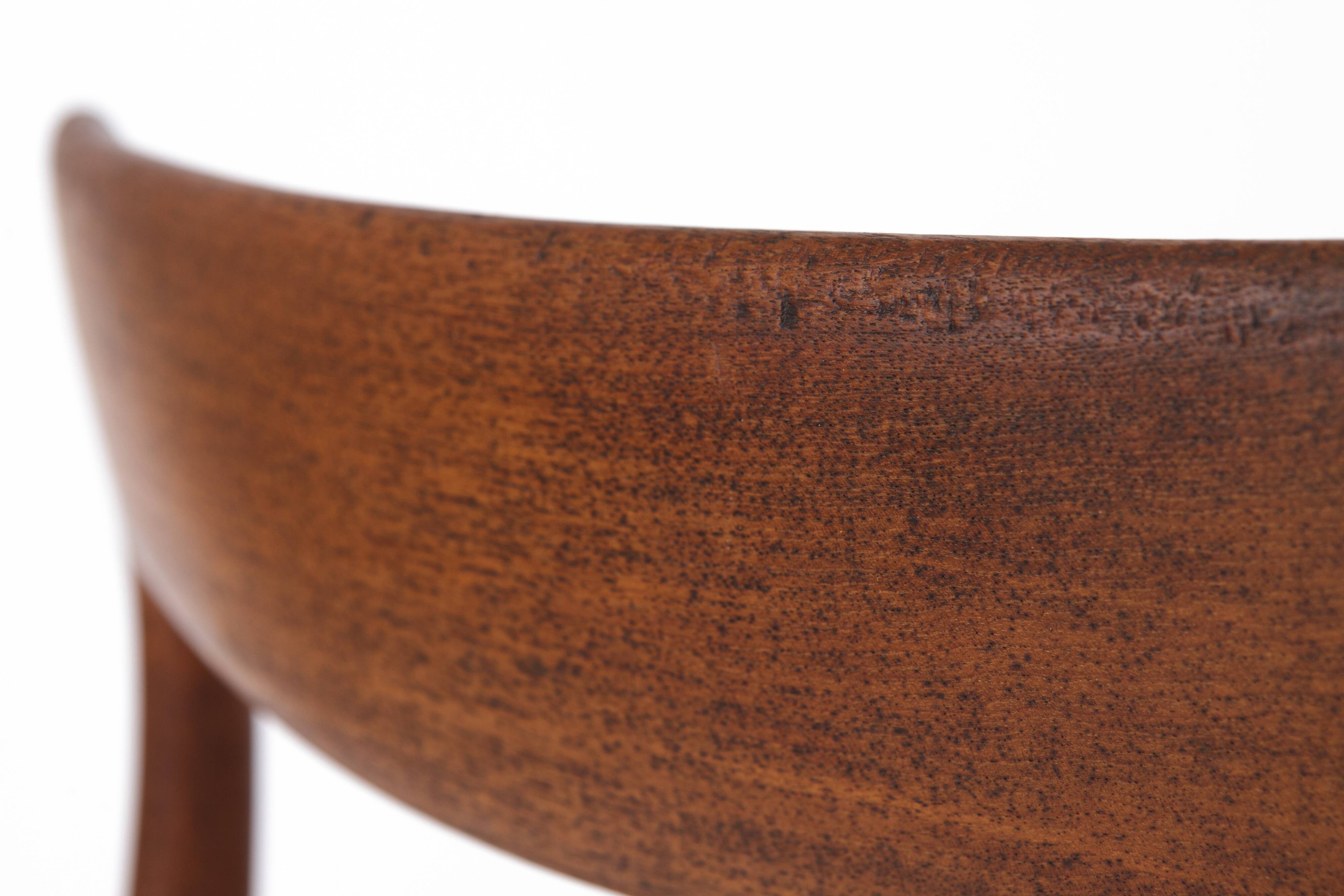 1 of 7 Niels Otto Møller Model 71 Teak Dining Chair (1951) – Handwoven Seat