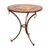 gueridon with a pietra dura top featuring a game board - 18th century