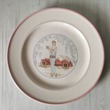 Assiettes Art nouveau Primula